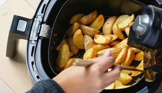airfryer által készített sült krumpli