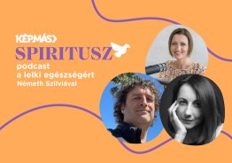 Bolyki László és Balla Eszter a Spiritusz podcast plakátján